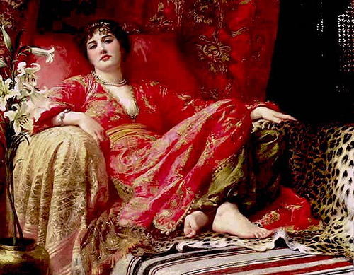 Leila 1892 by Sir Frank Dicksee