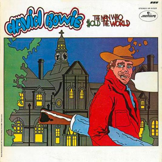 El disco fue lanzado en noviemibre de 1970 en Estados Unidos, con esta portada. Ilustración de Mike Weller.